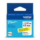 Brother Genuine BTAG631 Label Tape for P-touch Label Makers - Black on Yellow - 12 mm W x 4 m L-Whatever your project, you have our word on it.Trust Brother, Canada’s reliable label maker brand for all your labelling needs.