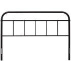 Modway Serena King Steel Headboard - Brown-Assembly Required