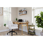 Brassex Dayton Office Chair - Grey-Premium fabric cover