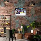 Frameworth Matthew Schaefer New York Islanders Action - Framed Canvas - 31.5" x 22.5"-6
