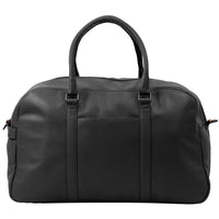 Champs Onyx Duffle Bag - Black-Made of Genuine Cowhide Leather
