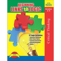 eBook: Beginning Links to Logic (PDF version - 1-User Download) - ISBN 9780787780227 - Grade 2 - 4-You will receive two emails: one confirming your entire order, and one with a "Download Software" buttonYou can download immediately or return to your email to download later