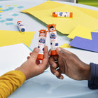 Elmer's BlooStick Buddies Glue Sticks - Disappearing Blue Glue Stick - Anti-Roll Cap - 6 g - 4 Pack-6