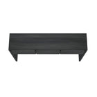 Manhattan Comfort Linda Modern 3-Drawer Console Table - Charcoal Grey-30 Day Limited Manufacturer's Warranty