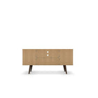 Manhattan Comfort Liberty MDP and MDF 53.14"W TV Stand, Rustic Brown and White (200AMC96)-Recommended for a 46" -50" TV.