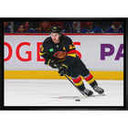 Quinn Hughes Canucks Skating - Framed Canvas - 31" x 22"-Premium canvas print with gallery-wrapped edges