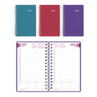 Brownline 2027 DuraFlex Daily Planner with Textured 2-Piece Poly Cover - 8" x 5" - Assorted-12-Month: January 2027 to December 2027