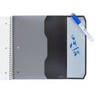 Five Star Dry Erase Notebook - 11" H x 8.5" W - Black-Dry erase area for brainstorming