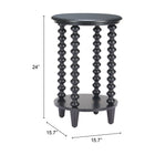 Zuo Gocce Side Table - Black-6