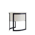 Manhattan Comfort Corso 26.38" Modern Faux Leather Upholstered Dining Chair - Cream-Delivered to you Fully Assembled! No Assembly Required