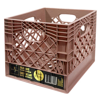 Modern Homes Milk Crate - 16 qt - Nude Pink | staples.ca