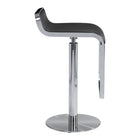 Zuo Equino Barstool - Black-Dimensions: 15.0" L x 15.0" W x 35.0" H