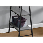 Monarch Specialties 7524 48" Computer Desk - Grey/Black Metal-Great for small workspaces in need of storage options, this 3-tier writing desk has a space-saving, open-concept design and is finished on all sides for flexible placement anywhere in your home office