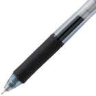 Pentel EnerGel-X Retractable Gel Roller Needle Tip - 0.5 mm - Black - 12 Pack  -Black