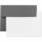 JAM Paper Blank Greeting Cards Set - A6 Size - 4.75" x 6.5" - Dark Grey - 25 Pack-Color: Dark Grey