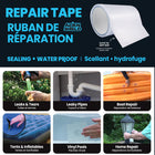 Alien Tape Transparent Anti-Draft Adhesive Seal  - 1.4" x 16 ft - 3 Pack-Alien Seal is made of high-quality transparent silicone designed to work for all surfaces