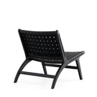 Manhattan Comfort Maintenon 25.79" Industry Chic Faux Leather Upholstered Accent Chair - Black-Delivered to you Fully Assembled! No Assembly Required