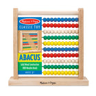 Melissa & Doug Abacus-Traditional abacus wooden bead counting frame with brightly colored wooden beads