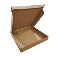 Reliabag Self Seal Corrugated Literature Mailer Boxes - 13" L x 13" W x 2" H - Kraft - 40 Pack-Lightweight, Eco-friendly, Sustainable and Sturdy