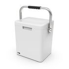 Permasteel 14 qt Portable Cooler with Dual Carrying Options - White-Capacity: 14qt Capacity