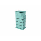 Simply Storage Unit 14.96"W x 10.43"D x 28.35"H - Teal-1 Year Limited Manufacturer's warranty