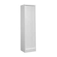 Sauder Merton Hall Storage Cabinet - White-Multi-room storage: This functional cabinet can meet your storage needs in a variety of rooms – living room, kitchen, office, or laundry/utility