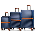 Champs Vintage II 3-Piece Luggage Set - Navy-Expansion System on all cases