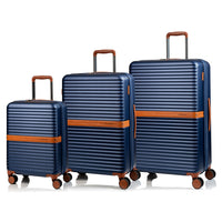 Champs Vintage II 3-Piece Luggage Set - Navy-Expansion System on all cases