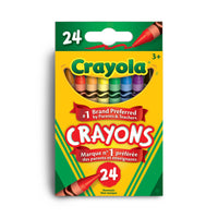 Crayola Crayons, 24 Count-The Crayola 24 Crayon pack offers a wide range of vibrant and classic colours, allowing children to explore their creativity and bring their artwork to life
