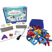 Teacher Created Resources Alphabet & Numbers Learning Cards - Set of 75-Great way to help children learn letters and numbers through play and practice with this collection of multi-use learning cards