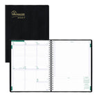 Blueline 2027 13-Month 5-Day Project Timanager with Twin-Wire Binding - 11" x 8-1/2" - Black-13-Month: December 2026 to December 2027