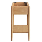 Modway Zaire 36" Bathroom Vanity Cabinet - Natural-Tapered Legs