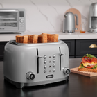 Salton NuRetro Digital 4 Slice Toaster - Metallic Silver-8