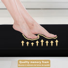 Rocelco 45" Adjustable Desk Riser with Anti Fatigue Mat-MAFM has an advanced multi-layer construction with a comfortable “leather-like” top surface