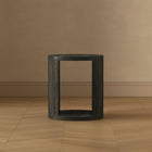 Manhattan Comfort Alure 20" Contemporary End Table - Charcoal-Home Assembly Required (All Hardware Included)