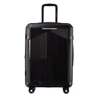 Air Canada Palma 24" Hardside Checked Medium Spinner Luggage - Black-Constructed in durable & lightweight Polypropylene material