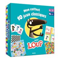 Auzou 10 Classic Games with Le Loup-6 game boards