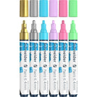 Schneider Paint-It 320 Paint Marker - Gold/Silver - 6 Pack-With this paint marker, give life to your drawings and illustrations