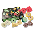 Yellow Door Sensory Play Stones Threading Kebabs 12-Piece Set-Cook up some delicious looking kebabs with this intriguing selection of fruit and vegetables.