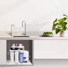iSpring RCC7P-AK 6-Stage Reverse Osmosis Alkaline Remineralization System with Pump-High - Capacity Filtration: Removes up to 99% of over 1,000 contaminants, including lead (98%), chlorine, fluoride, arsenic, PFAS, asbestos, calcium, sodium, and more, ensuring safer, healthier drinking water
