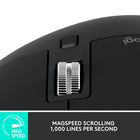 Logitech MX Master 3S Bluetooth Edition Performance Wireless Mouse - Black-Scroll 1000 lines per second
