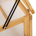 Outsunny Wooden Cold Frame Greenhouse with Openable Top- Solid wood frame with a coat of paint for protection
 