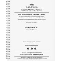 AT-A-GLANCE 2025 Executive Weekly/Monthly Refill for G545 2-Pages/Week/Month - 8-3/4" H x 6-7/8" W - English-Page size: 8-3/4" H x 6-7/8" W