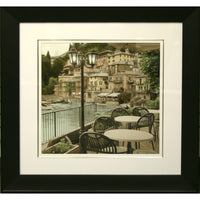 Porto Cafe Italia by Alan Blaustein - Framed Print - 34" x 30"-High-quality art print professionally matted and framed