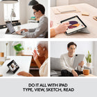 Logitech Combo Touch iPad Pro 11-inch (1st, 2nd, 3rd, 4th gen - 2018, 2020, 2021, 2022) Keyboard Case - Sand-SMART CONNECTOR technology: Enjoy instant power and pairing with Combo Touch keyboard case and never worry about charging as power is sourced directly from your iPad Pro