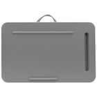 LapGear Sidekick Lap Desk - Grey Herringbone-Holds cell phones and media devices horizontally