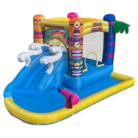Funormous Bounce House With Water Slide - Minions-Features officially licensed Minions artwork that adds playful energy to any backyard setup