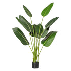 HOMCOM 5' Artificial Banana Tree in Pot for Indoor Outdoor Décor - Green-Beautiful artificial banana tree design plant 