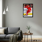 Dylan Larkin Detroit Red Wings - Framed Canvas - 22" x 31"-Ready to hang - arrives fully assembled