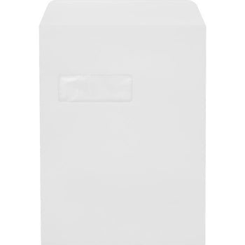 JAM Paper Open-End Window Envelopes w/ Peel & Seal - White - 9